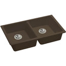 Elkay ELGUAD3319PDMC0 Elkay Quartz Classic 33" x 18-1/2" x 5-1/2" Undermount ADA Sink with Perfect Drain, Mocha