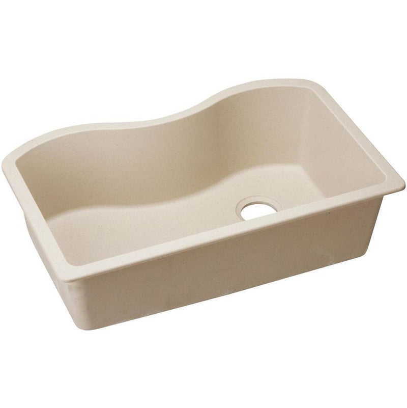 Elkay ELGUS3322RPT0 Elkay Quartz Classic 33' x 20' x 9-1/2' Single Bowl Undermount Sink, Putty