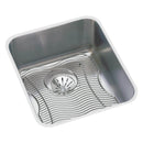 Elkay ELUH1316PDBG 18 Gauge Stainless Steel 16' x 18.5' x 7.875' Single Bowl Undermount Kitchen Sink Kit