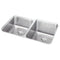 Elkay ELUH3120LPD 18 Gauge Stainless Steel 31.25' x 20.5' x 9.875' Double Bowl Undermount Kitchen Sink Kit