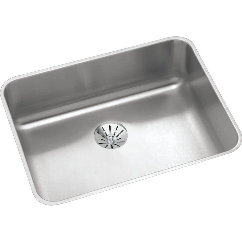 Elkay ELUHAD211555PD 18 Gauge Stainless Steel 23.5' x 18.25' x 5.375' Single Bowl Undermount Kitchen Sink Kit