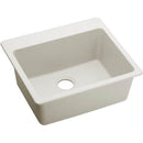 Elkay ELX2522RT0 Elkay Quartz Luxe 25' x 22' x 9-1/2' Single Bowl Top Mount Sink, Ricotta