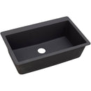 Elkay ELXR13322CA0 Elkay Quartz Luxe 33' x 20-7/8' x 9-7/16' Single Bowl Top Mount Sink, Caviar