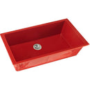 Elkay ELXRUP3620MA0 Quartz Luxe 35-7/8' x 19' x 9' Single Bowl Undermount Kitchen Sink