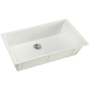 Elkay ELXRUP3620RT0 Quartz Luxe 35-7/8' x 19' x 9' Single Bowl Undermount Kitchen Sink