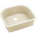 Elkay ELXSU2522PA0 Elkay Quartz Luxe 25' x 22' x 8-1/2' Single Bowl Undermount Sink, Parchment