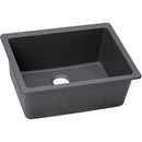 Elkay ELXU2522CH0 Elkay Quartz Luxe 25' x 18-1/2' x 9-1/2' Single Bowl Undermount Sink, Charcoal