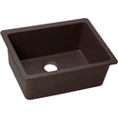 Elkay ELXU2522CN0 Elkay Quartz Luxe 25' x 18-1/2' x 9-1/2' Single Bowl Undermount Sink, Chestnut