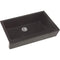 Elkay ELXUFP3620CA0 Elkay Quartz Luxe 35-7/8' x 20-15/16' x 9' Single Bowl Farmhouse Sink with Perfect Drain, Caviar