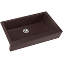 Elkay ELXUFP3620CN0 Elkay Quartz Luxe 35-7/8' x 20-15/16' x 9' Single Bowl Farmhouse Sink with Perfect Drain, Chestnut