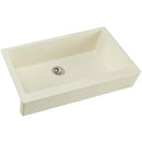 Elkay ELXUFP3620PA0 Elkay Quartz Luxe 35-7/8' x 20-15/16' x 9' Single Bowl Farmhouse Sink with Perfect Drain, Parchment