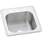 Elkay ESE2020102 20 Gauge Stainless Steel 20' x 20' x 10.125' Single Bowl Top Mount Laundry/Utility Sink