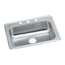 Elkay GECR25213 20 Gauge Stainless Steel 25' x 21.25' x 5.375' Single Bowl Top Mount Kitchen Sink