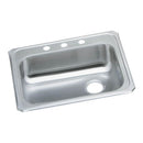 Elkay GECR2521R2 20 Gauge Stainless Steel 25' x 21.25' x 5.375' Single Bowl Top Mount Kitchen Sink