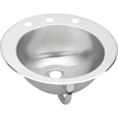 Elkay LLVR19160 18 Gauge Stainless Steel 19.625' x 16.6875' x 6' Single Bowl Top Mount Bathroom Sink