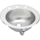 Elkay LLVR19162 18 Gauge Stainless Steel 19.625' x 16.6875' x 6' Single Bowl Top Mount Bathroom Sink