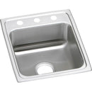 Elkay LR17200 18 Gauge Stainless Steel 17' x 20' x 7.625' Single Bowl Top Mount Kitchen Sink