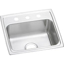 Elkay LR1918MR2 18 Gauge Stainless Steel 19' x 18' x 7.625' Single Bowl Top Mount Kitchen Sink