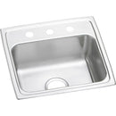 Elkay LR1919MR2 18 Gauge Stainless Steel 19.5' x 19' x 7.5' Single Bowl Top Mount Kitchen Sink