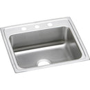 Elkay LR22192 18 Gauge Stainless Steel 22' x 19.5' x 7.625' Single Bowl Top Mount Kitchen Sink