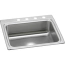 Elkay LR2522MR2 18 Gauge Stainless Steel 25' x 22' x 8.125' Single Bowl Top Mount Kitchen Sink