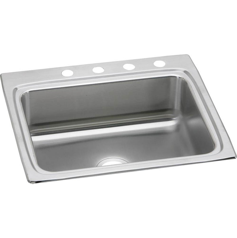 Elkay LR2522MR2 18 Gauge Stainless Steel 25' x 22' x 8.125' Single Bowl Top Mount Kitchen Sink