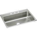 Elkay LR31222 18 Gauge Stainless Steel 31' x 22' x 7.625' Single Bowl Top Mount Kitchen Sink