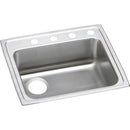 Elkay LRAD2521502 18 Gauge Stainless Steel 25' x 21.25' x 5' Single Bowl Top Mount Kitchen Sink