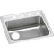 Elkay LRAD252160MR2 18 Gauge Stainless Steel 25' x 21.25' x 6' Single Bowl Top Mount Kitchen Sink