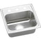 Elkay LRADQ1716550 18 Gauge Stainless Steel 17' x 16' x 5.5' Single Bowl Top Mount Kitchen Sink