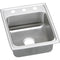 Elkay LRADQ1720603 18 Gauge Stainless Steel 17' x 20' x 6' Single Bowl Top Mount Kitchen Sink