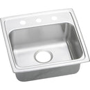Elkay LRADQ191860MR2 18 Gauge Stainless Steel 19' x 18' x 6' Single Bowl Top Mount Kitchen Sink
