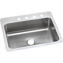 Elkay LSR2722MR2 18 Gauge Stainless Steel 27' x 22' x 8' Single Bowl Dual Mount Kitchen Sink