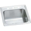 Elkay PLA1919100 18 Gauge Stainless Steel 19.5' x 19' x 10.1875' Single Bowl Top Mount Laundry/Utility Sink