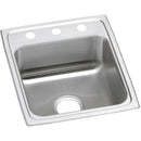 Elkay PSR17201 20 Gauge Stainless Steel 17' x 20' x 7.125' Single Bowl Top Mount Kitchen Sink