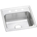 Elkay PSR19182 20 Gauge Stainless Steel 19' x 18' x 7.125' Single Bowl Top Mount Kitchen Sink