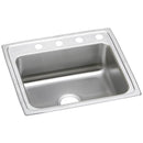 Elkay PSR25210 20 Gauge Stainless Steel 25' x 21.25' x 7.5' Single Bowl Top Mount Kitchen Sink
