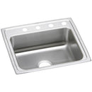 Elkay PSR25223 20 Gauge Stainless Steel 25' x 22' x 7.5' Single Bowl Top Mount Kitchen Sink