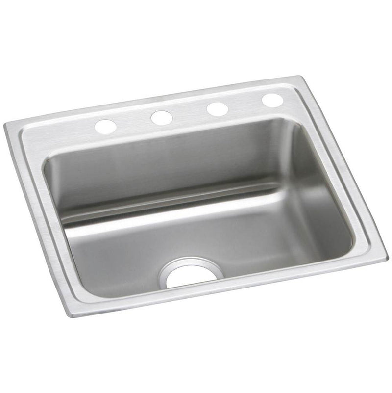Elkay PSR25224 20 Gauge Stainless Steel 25' x 22' x 7.5' Single Bowl Top Mount Kitchen Sink