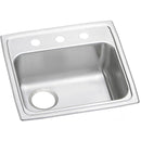 Elkay PSRADQ191955L3 20 Gauge Stainless Steel 19.5' x 19' x 5.5' Single Bowl Top Mount Kitchen Sink