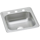 Elkay D117193 22 Gauge Stainless Steel 17" x 19" x 6.1875" Single Bowl Top Mount Bar/Prep Sink