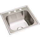 Elkay DPC1202010OS4 20 Gauge Stainless Steel 20" x 20" x 10.125" Single Bowl Top Mount Laundry/Utility Sink