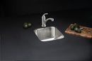Elkay DXUH1318 18 Gauge Stainless Steel 16" x 20.5" x 8" Single Bowl Undermount Bar/Prep Sink