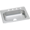 Elkay KW50125224 23 Gauge Stainless Steel 25" x 22" x 6.0625" Single Bowl Top Mount Kitchen Sink
