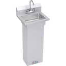 Elkay EHS-18-PEDX Economy Hand Sink, Featuring Pedestal Base with Foot Valve Operation, 18 (L) X 14.5 (W) X 11 (H) Over All