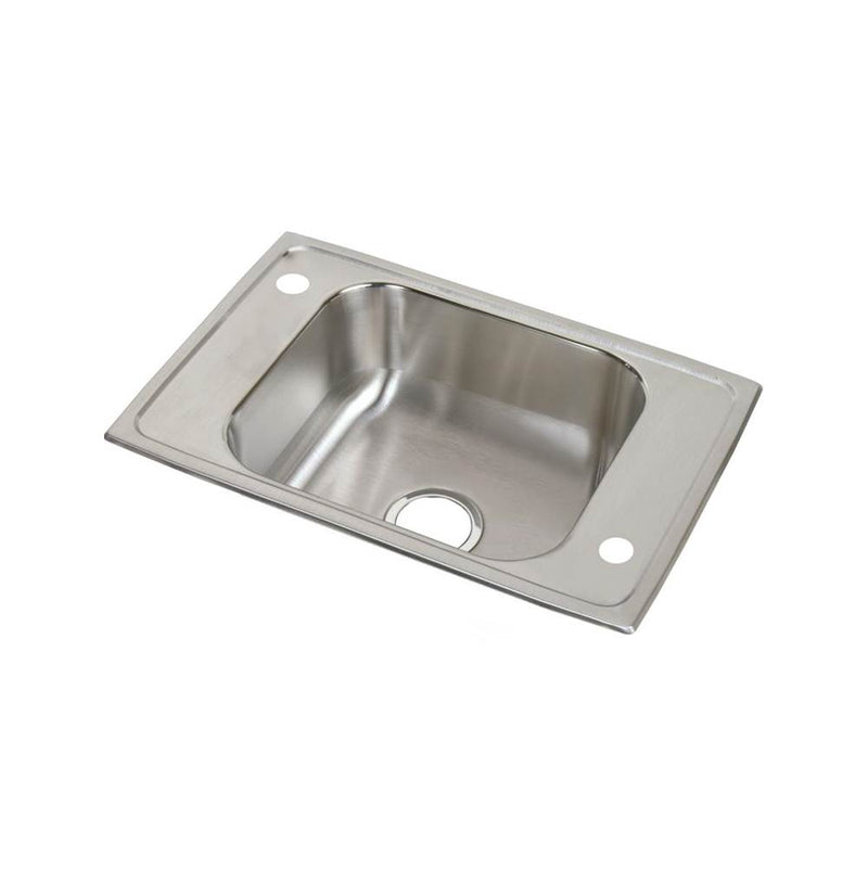 Elkay CDKR25174 20 Gauge Stainless Steel 25' x 17' x 6.875' Single Bowl Top Mount Sink