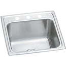 Elkay DLR191910PD1 18 Gauge Stainless Steel 19.5' x 19' x 10.125' Single Bowl Top Mount Laundry/Utility Sink Kit