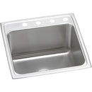 Elkay DLR2222101 18 Gauge Stainless Steel 22' x 22' x 10.125' Single Bowl Top Mount Kitchen Sink