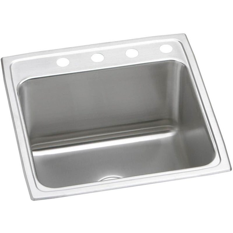 Elkay DLR2222103 18 Gauge Stainless Steel 22' x 22' x 10.125' Single Bowl Top Mount Kitchen Sink