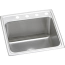 Elkay DLR222210MR2 18 Gauge Stainless Steel 22' x 22' x 10.125' Single Bowl Top Mount Kitchen Sink